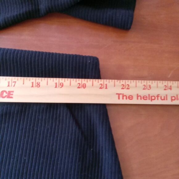 Premise Blazer Women's Size Medium Open Front Black Gold Zipper Pockets - Picture 9 of 14